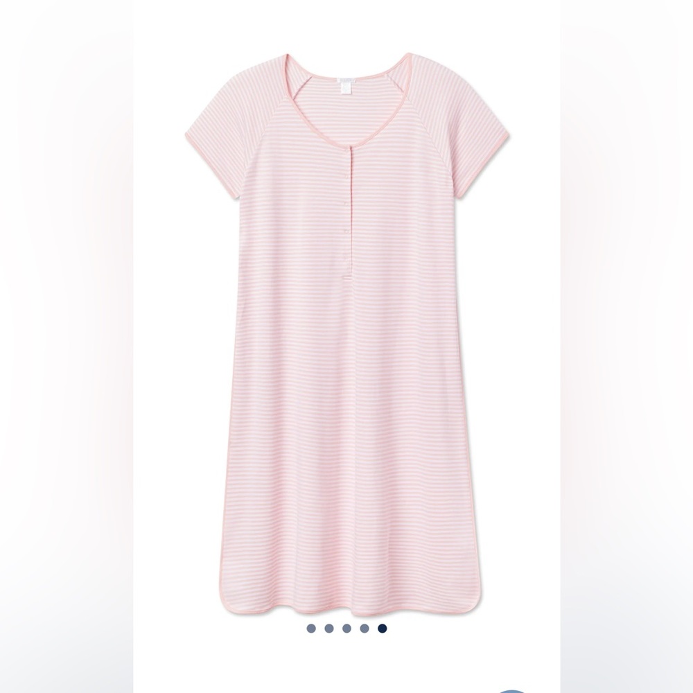 Lake Pajamas Pima Maternity Short Sleeve Nightgown